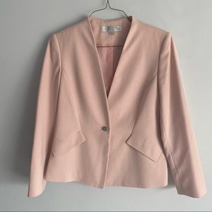 Tahari Women's Pink Business Blazer Size 10 Petite